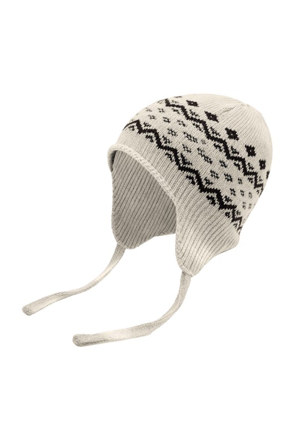 Women's Warm Knitted Cotton Hat Ideal for Outdoor Running Sports and Activities with Comfortable Warmth and Cozy Fit in Winter Beige