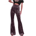 thumbnail image 1 of ManxiVoo Women's Wide Leg Sweatpants Elastic Waist Fashion Loose Fit Pants for Workout Casual Fall Basic Trousers Everyday Essential M Size Coffee, 1 of 7
