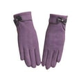 thumbnail image 1 of ManxiVoo Women's Winter Gloves Designed With Touchscreen Features And A Warm Lining For Cold Weather Activities And Daily Use Purple, 1 of 4