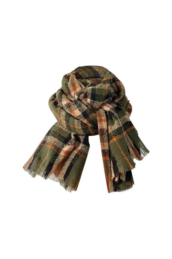 Women's Winter Warm Scarf For Outdoor Activities And Casual Fashion Wear With Super Soft Texture Versatile Everyday Use Army Green