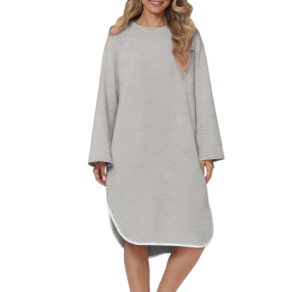 ManxiVoo Womens Flannel Plush Heart Shaped Robe with Pockets and Belted Waist for Cozy Home Lounge Wear and Soft Bathrobe Comfort L Size Grey