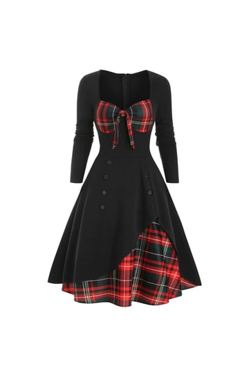 fcuk black lace dress Aubrey 3D Lace Trim Mini Dress Black main image 0