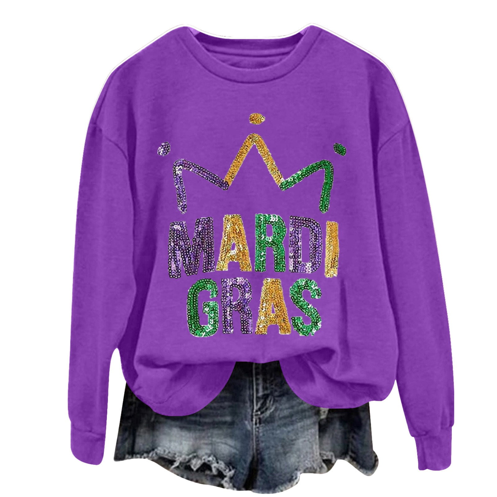 Bengbobar Women's Cartoon Cat Graphic Sweatshirt - 3D Printed Oversized Pullover, Long Sleeve