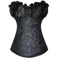 thumbnail image 1 of Manxivoo Shapewear Tummy Control Corset Tops for Women Bustier Shapewear Lingerie Lace Waist Push Up Bodysuit Shapewear Bodysuit Black, 1 of 8