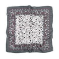 thumbnail image 1 of Manxivoo Silk Scarf Women Lady Muslim Floral Printing Scarf Vintage Bandanas Hair Scarfs for Islam Women Folk-Custom Scarf Shawl Travel Neck Wrap Head Scarf Silk Scarf for Women Hair D, 1 of 1