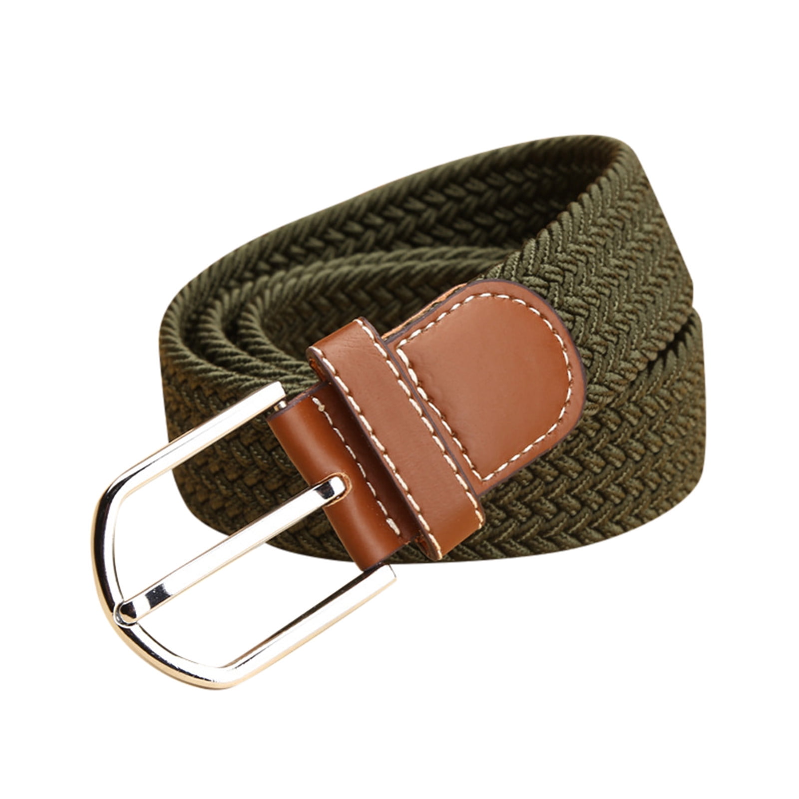 Manxivoo Western Belt Men Women Fashion Waist Belt Narrow Stretch Dress