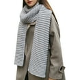 thumbnail image 1 of Manxivoo Winter Scarf Winter Multi Colored Kint Long Wraps Elasticity Light Scarf Warm Scarves Womens Men Long Thick Scarves Knit Couples Scarf One Size, 1 of 5