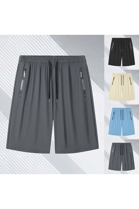 Women's Summer Lightweight Running Shorts — 51+ UV Protection, Solid Color, with Pockets, Ice-Feel Casual Athletic Shorts