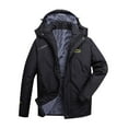 thumbnail image 1 of Manxivoo Womens Tops men's and Women's Mountain Ski Jacket Windproof Rain Jacket for Mens Snow Winter Coat Rain Jacket Women Black1, 1 of 3