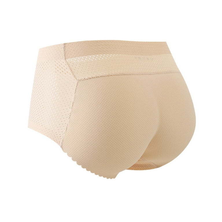 Irisnaya Women's Butt Lifter Shapewear Tummy Control Panties Hi- Waist  Trainer Seamless Body Shaper Booty Shorts Hip Enhancer Bodice Briefs(Beige X-Large)  