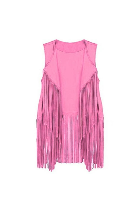 Womens Vest Tassel Vest for Women Slim and Sleeveless Vest for Women Womens Puffer Coat Hot Pink