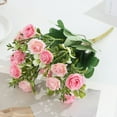 thumbnail image 1 of Many Artificial flowers Bouquets For Home Weddings Multi-purpose Decorative Flowers Available In lots of colors 12.20x3.94x1.97in, 1 of 6