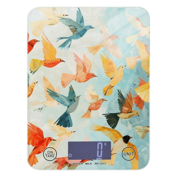 Many Birds Food Scale Digital Kitchen Scale Waterproof Grams Ounces lbs for Weight Loss