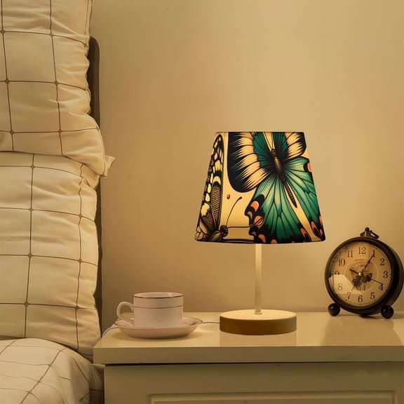 Many Butterflies LED Desk Lamp Table Lamp USB Bedside Nightstand Small Lamp for Bedroom Living Room Kids Room
