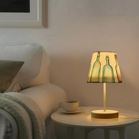 Many Colorful Bottles Desk Lamp 3 Color Modes LED Table Lamp Nightstand Reading Light for Bedroom Living Room