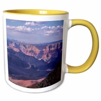 3drose, Many Colors of the Grand Canyon, 15oz Two-tone Yellow Mug
