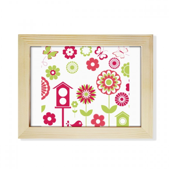 Many Flowers Joint Art Deco Fashion Desktop Photo Frame Picture Art Decoration Painting 6x8 inch