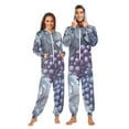 thumbnail image 1 of Many Grapes Adult Onesie Pajamas Slim Fit Christmas One Piece Suit Pjs for Women and Men Hooded Zipper, 1 of 7