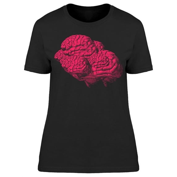 Many Human Brains Overlap T-Shirt Women -Image by Shutterstock, Female XX-Large