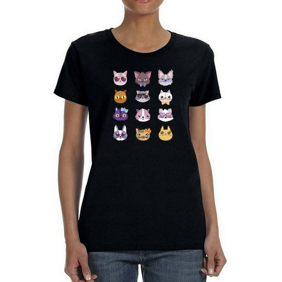 Many Kittens T-Shirt Women -Smartprints Designs, Female XX-Large