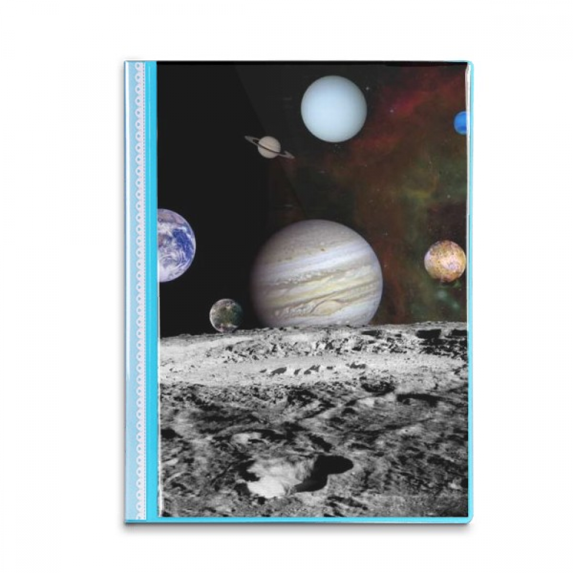 Many Planets Dark Universe Book Sheet Protectors Portfolio Binder Folder