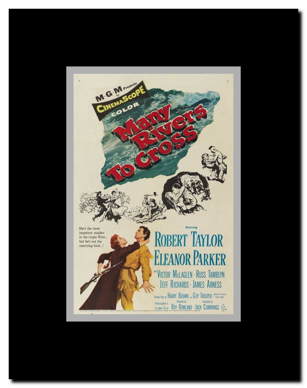 Many Rivers to Cross Framed Movie Poster