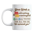 thumbnail image 1 of Many Thanks for All You Do, Employee Appreciation Quotes Coffee & Tea Mug (11oz), 1 of 6