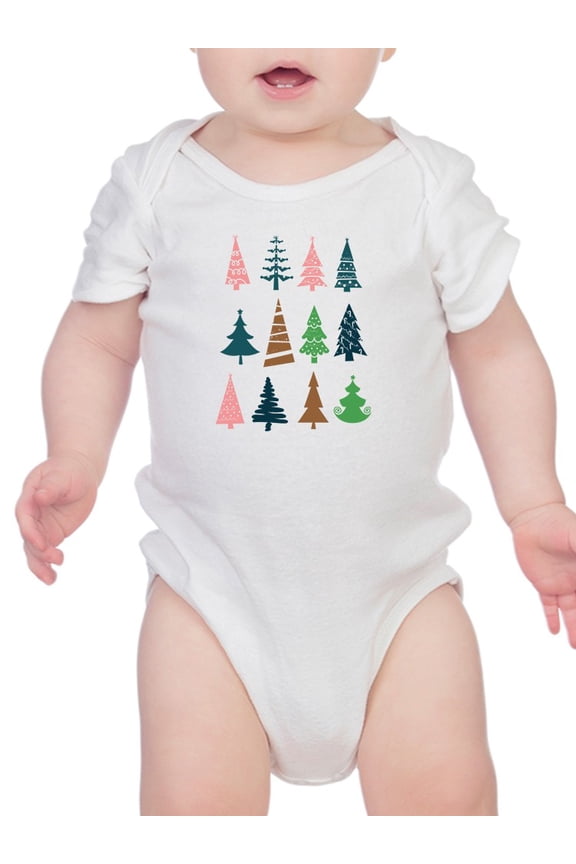 Many Trees Bodysuit Infant -Smartprints Designs, Newborn