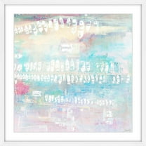 "Many White Boats" Framed Painting Print