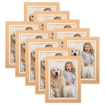 ManyDFYu 10 Pack A4 Size Picture Frames, Photo Frames Set for Wall Gallery, Home Hanging or Tabletop Display Decor,Natural