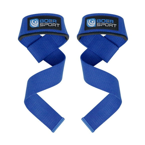 Manyache 1 Pair Lifting Strap Men Women Anti-Slip Weightlifting Grip Band Bodybuilding Powerlifting Strength Training Home Gym Deadlifts Wrist Strap