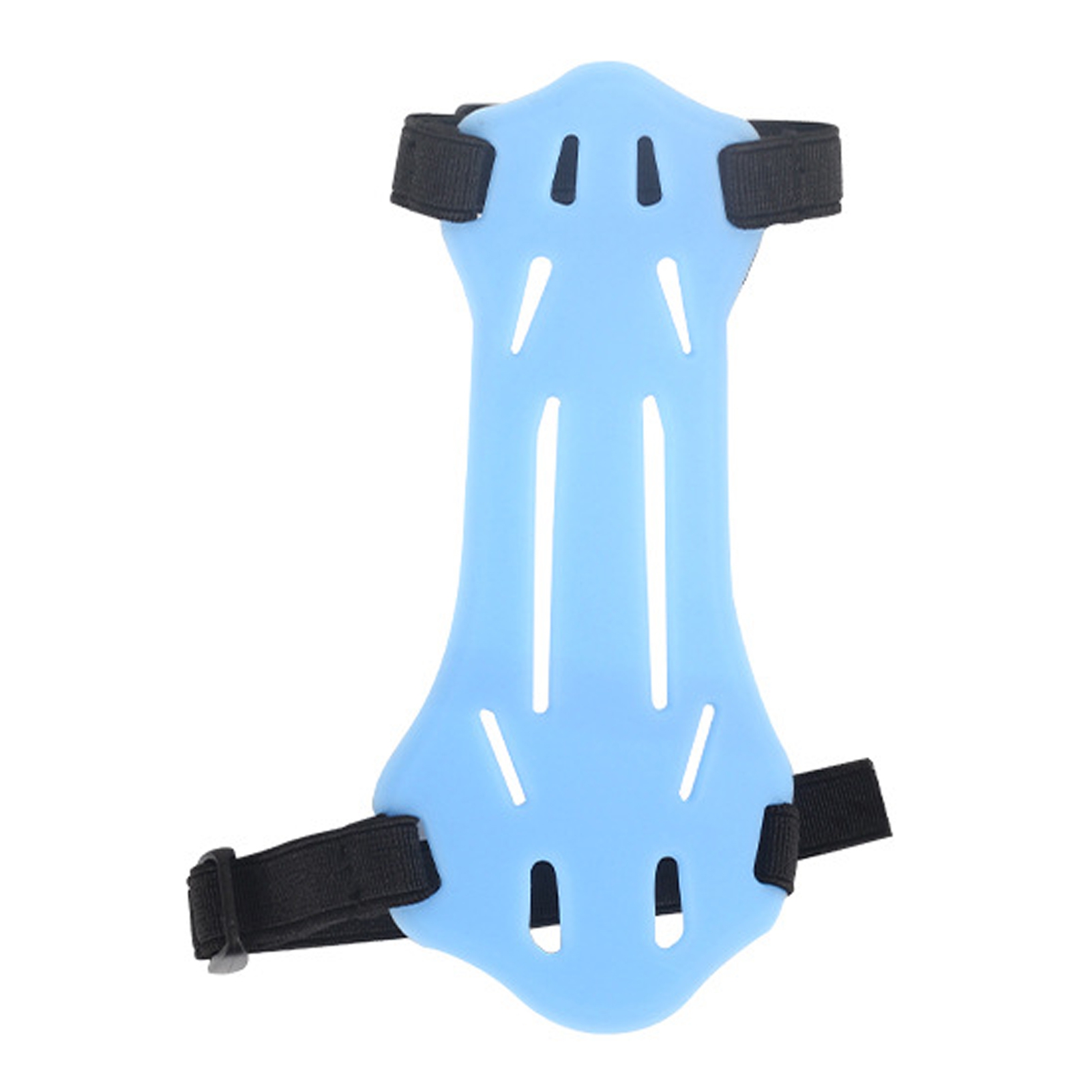 Manyache Archery Arm Guard Adjustable 2 Straps Buckles Soft Rubber