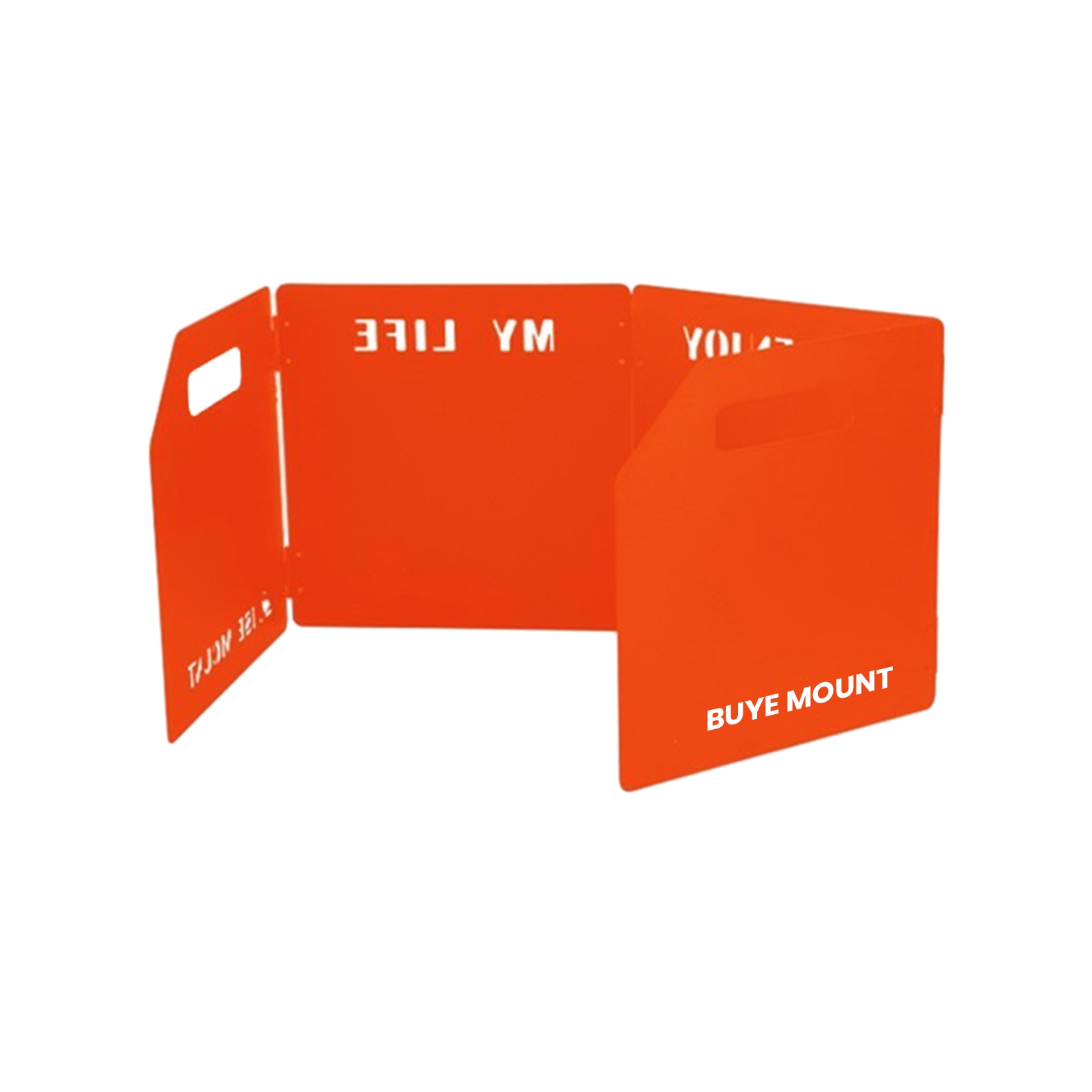 Manyache Folding Camping Stove Windscreen 4 Plates Design Rustproof