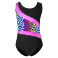 thumbnail image 1 of Manyakai Girls Gymnastics Leotard Sleeveless Ballet Dance Training Exercise Athletic Bodysuit Unitard Blue 14, 1 of 5