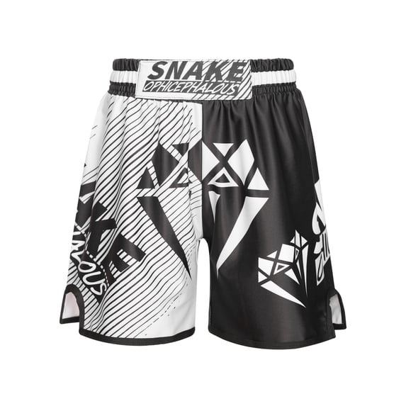 Manyakai Kids Boys Fashion Printed Boxer Shorts Boxing Kickboxing Shorts Gym Training Hot Short Pants Type G M/160