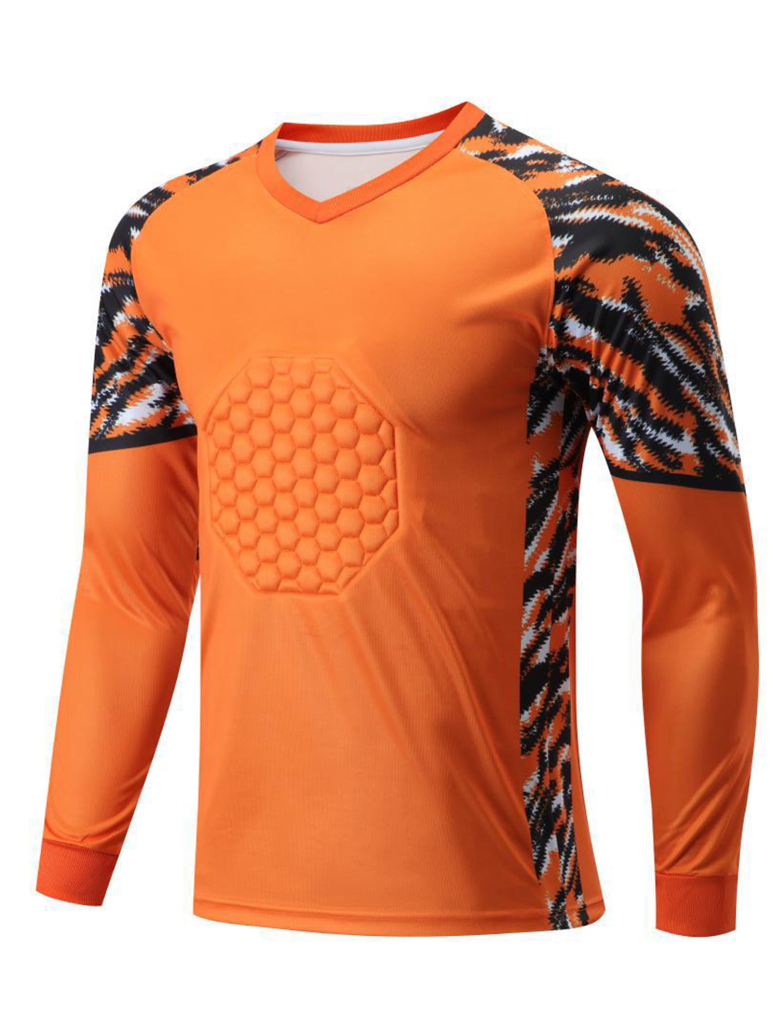 Manyakai Men Soccer Jersey Uniform Long Sleeve Goalkeeper Football ...