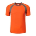 thumbnail image 1 of Manyakai Men's UPF50+ UV Protection Rash Guard Stretchy Summer Swimming Tops Active Sport Casual Orange M, 1 of 8