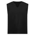 thumbnail image 1 of Manyakai Mens Sleeveless Tank Tops Undershirt Ribbed Knit Gym Workout Muscle Tees Shirt Performance Black M, 1 of 5