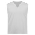 thumbnail image 1 of Manyakai Mens Sleeveless Tank Tops Undershirt Ribbed Knit Gym Workout Muscle Tees Shirt Performance White M, 1 of 6