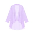 thumbnail image 1 of Manyakai Womens Cardigans Coat Chiffon Loose Kimono Long Sleeve Open Front Bolero Jacket Lavender S, 1 of 4