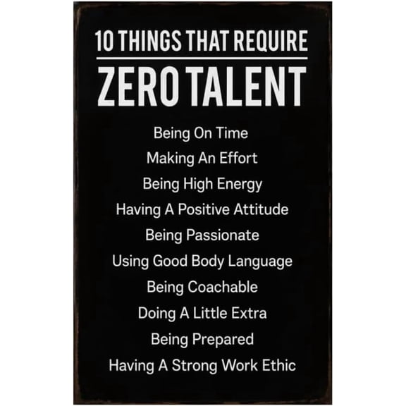 Manyige 10 Rules For Success Metal Tin Sign i Motivational Wall Decor 8x12 Inch | 10 Rules For Success Motivational Metal Tin Sign i 8x12 Inch, Inspirational Wall Decor for Office Workplace Home Room