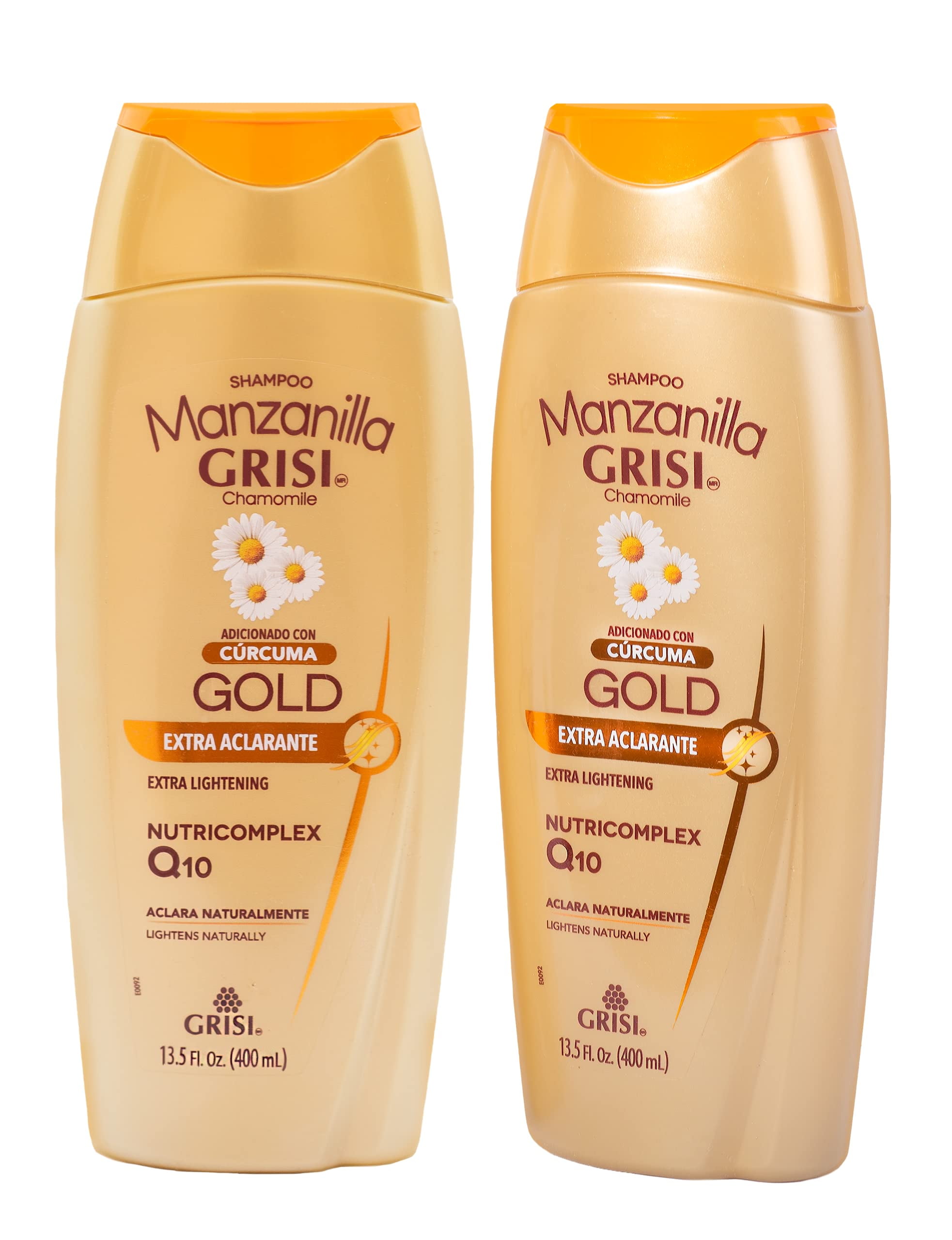 Manzanilla Grisi Gold Extra Lightening Shampoo Cleansing and Extra