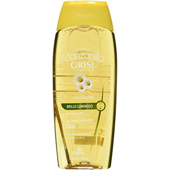 Manzanilla Grisi Shampoo Lightening Shampoo with Chamomile Extract Lightening Hair Product for Soft and Luminous Hair 13 5 Fl Ounces