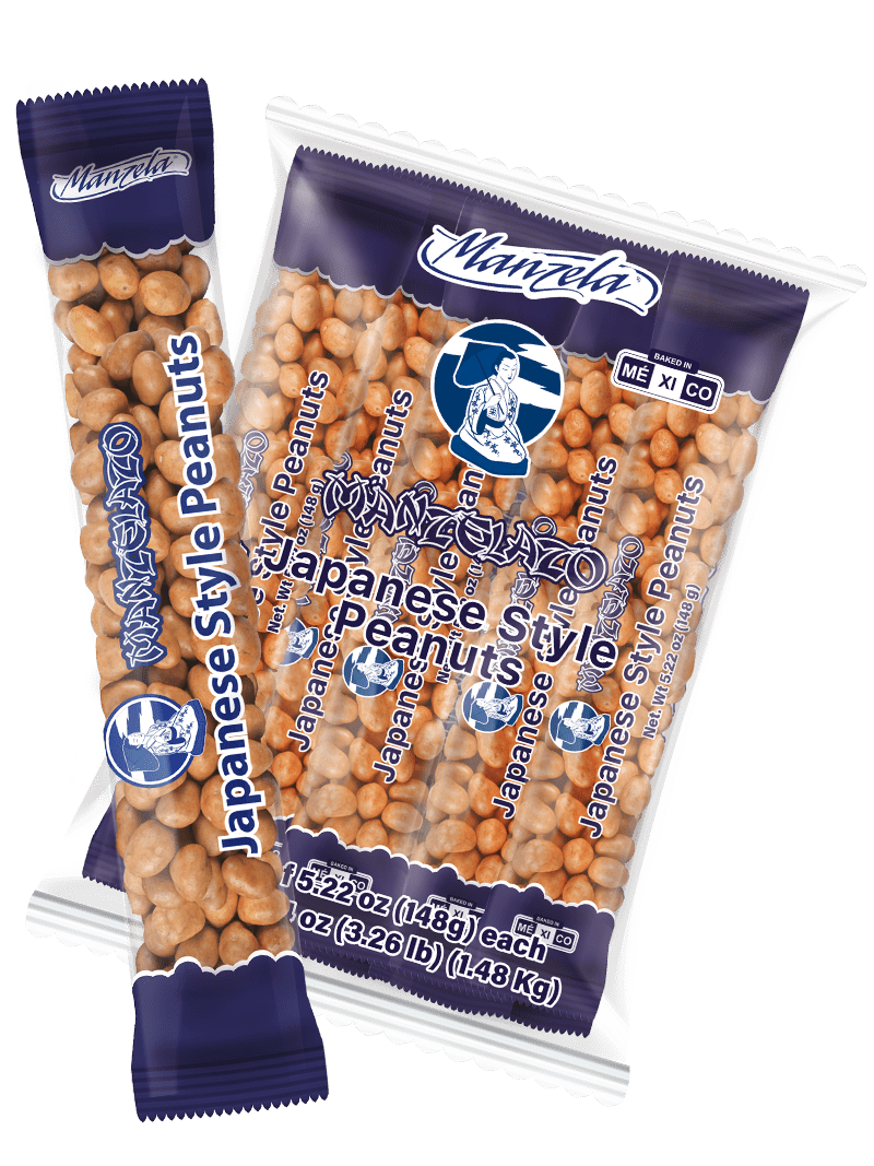 Manzela Manzelazo Japanese Style Peanuts 10ct 5.22oz Each - 52.24oz Total