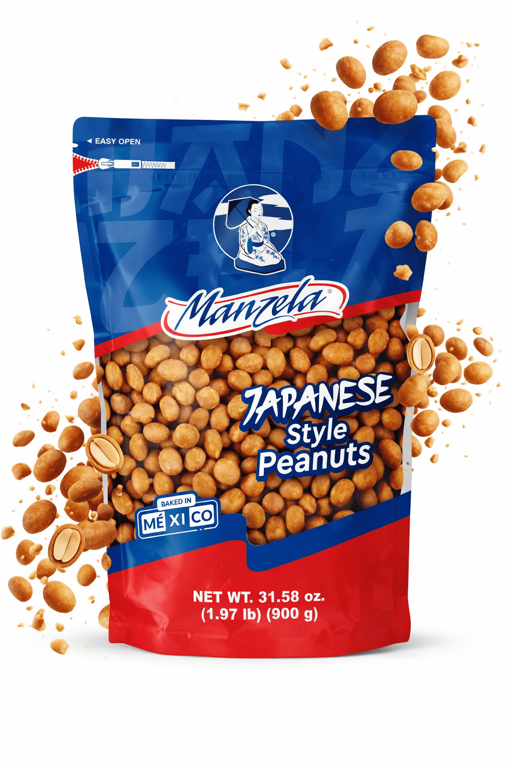 ピーナッツ Manzela-Zip-Top-Bag-japanese-