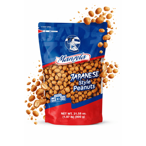Manzela Zip-Top Bag japanese style peanuts (900gr) 1 Bag