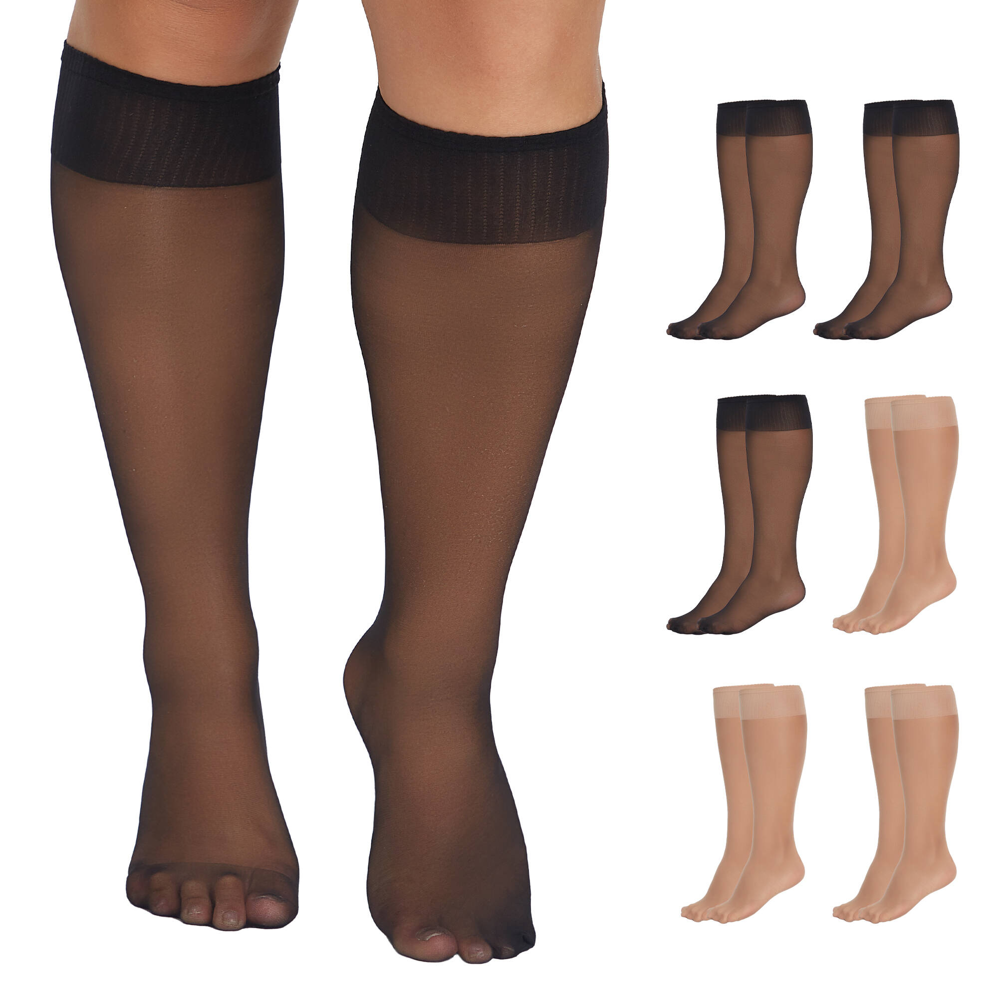 2 Packs 1 Pair Christmas High Long Stockings For Womens Over Knee Socks