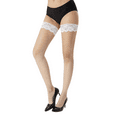 thumbnail image 1 of Manzi Women Fishnet Thigh High Stockings for Women Knee Highs with Silicone Lace Top, 1 of 7