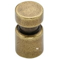 thumbnail image 1 of Manzoni Mg0785-000 Mystic 9/16" Cylindrical Button Dot Industrial Cabinet Knob - Antique, 1 of 3