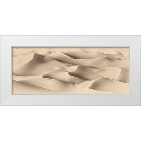 Mao, Dianne 14x8 White Modern Wood Framed Museum Art Print Titled - Art of sand III